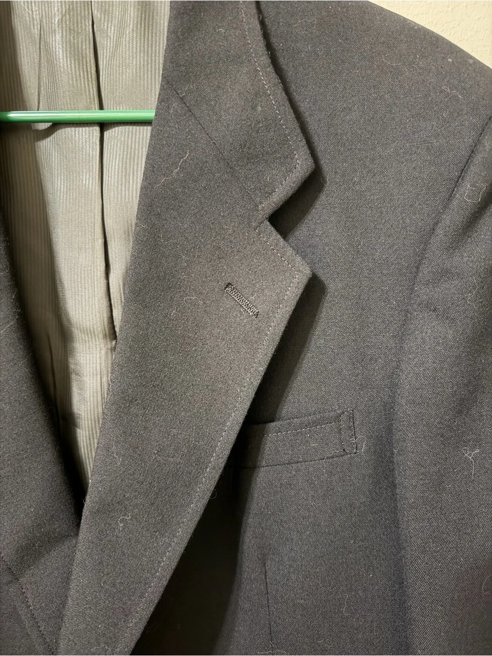 Austin Reed of Regent Street Classic Black Blazer Gold Buttons 44l euc